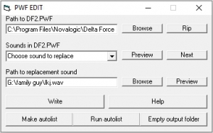 Delta Force PWF Editor