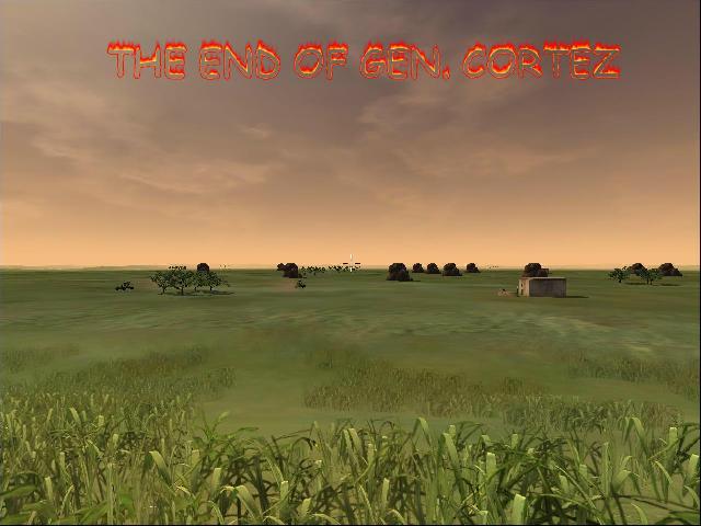 THE END OF GEN. CORTEZ