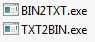 BHD Bin Tools (BIN2TXT.exe & TXT2BIN.exe)