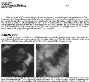 DF2 Terrain Making Tutorial