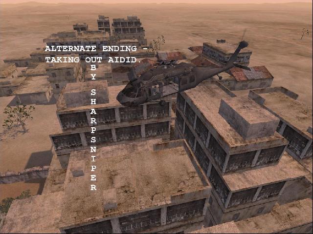 Alternate ending - taking out Aidid