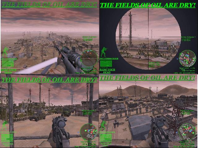 THE FIELDS OF OIL ARE DRY