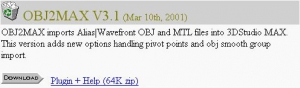 OBJ2MAX Plugin for 3DSMax (Import .obj files)