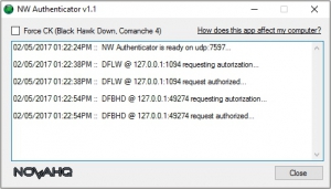 NW Authenticator "Unable to Host a Session"
