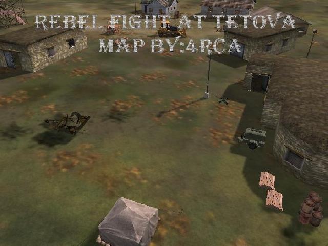 Rebel Fight At Tetova Village