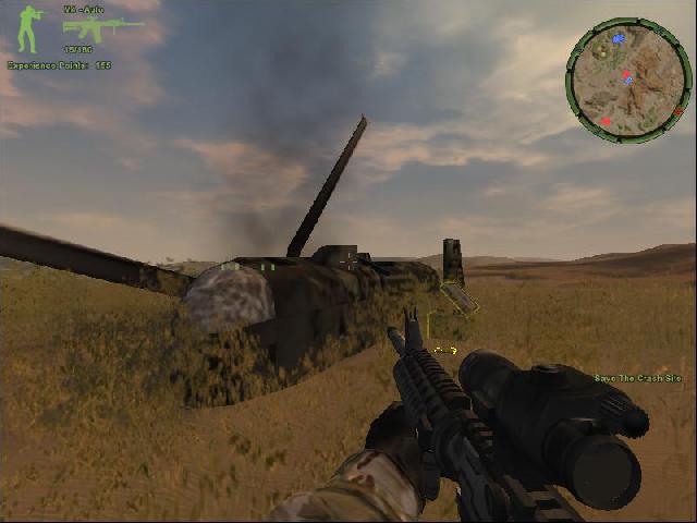 Save the crash site