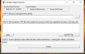 A.Bullet's 3di Object Exporter