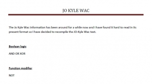 Joint Operations Kyle Wac