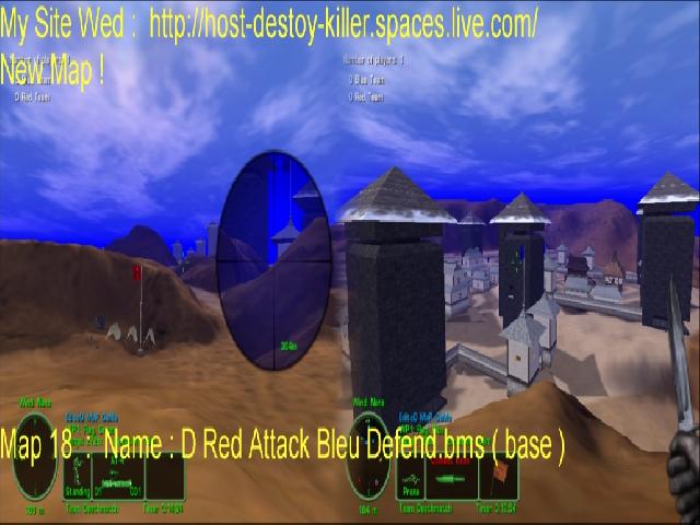 D Red Attack Bleu Defend (Base )